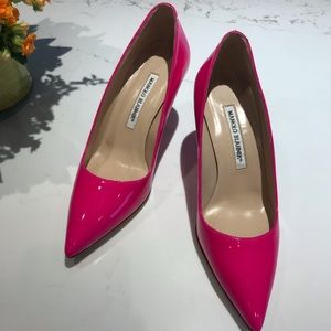 Manolo Blahnik Pink Pumps